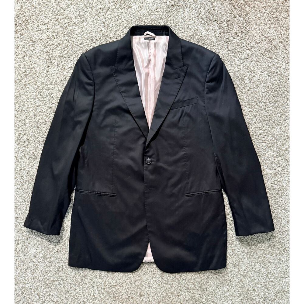 Giorgio Armani Black Label Blazer, peak lapel, size UK58 US48